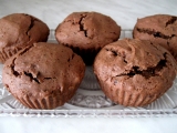 Čokoládové muffiny bez lepku, mléka a vajec recept