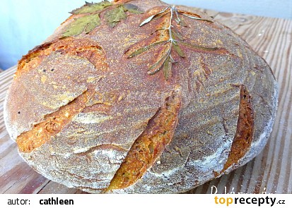 Chleba malovaný bylinkami recept