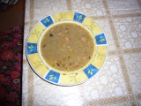 Čočková polévka s uzeným masem recept