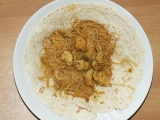 Čína na arabské placce s rýžovými nudlemi recept