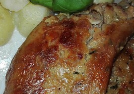 Taťkovo pečené kuře s nádivkou recept