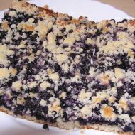 Borůvkový bleskový koláč recept