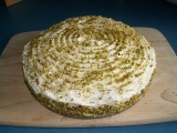 Pistáciový dort s mascarpone krémem recept