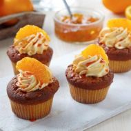 Pomerančové cupcakes recept