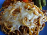 Zapečené gulášové špagety recept