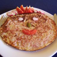 Salámová omeletka recept