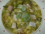 Hráškovo-brokolicová polévka se zakysanou smetanou recept ...