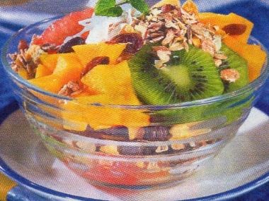 Salát ovocný s müsli