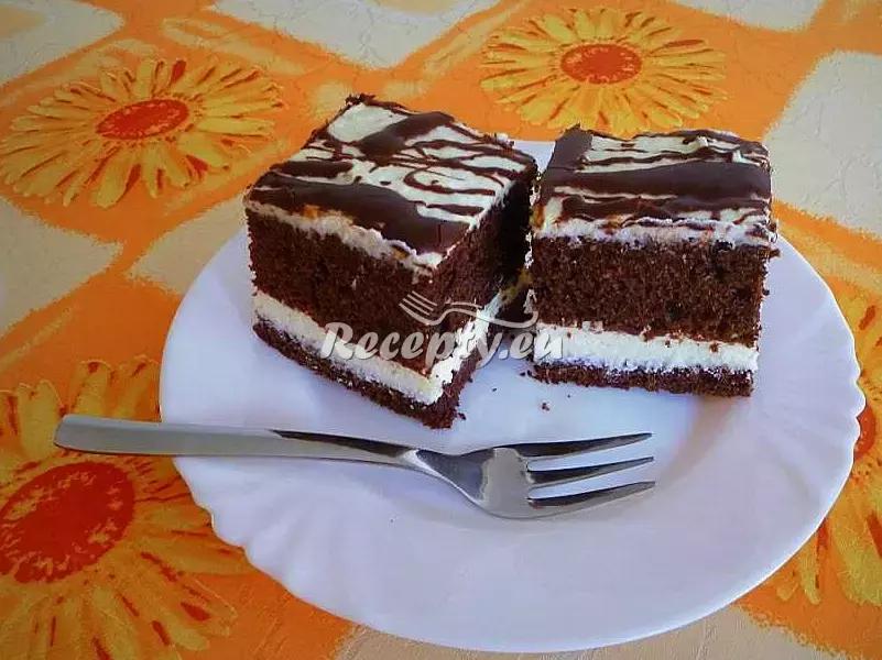 Brněnské kakaové řezy recept  dezerty