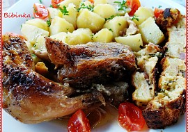 Zázvorové kuře pečené se zázvorovo  bylinkovou nádivkou recept ...