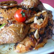 Česnekové kuře na rozmarýnu recept