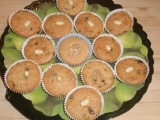 Mandlove muffinky recept