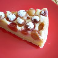Tvarohový koláč s třešněmi recept