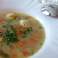 Zeleninová polévka s noky recept