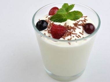 Domácí jogurt jahoda