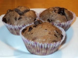 Čokoládové muffiny jednoduché recept