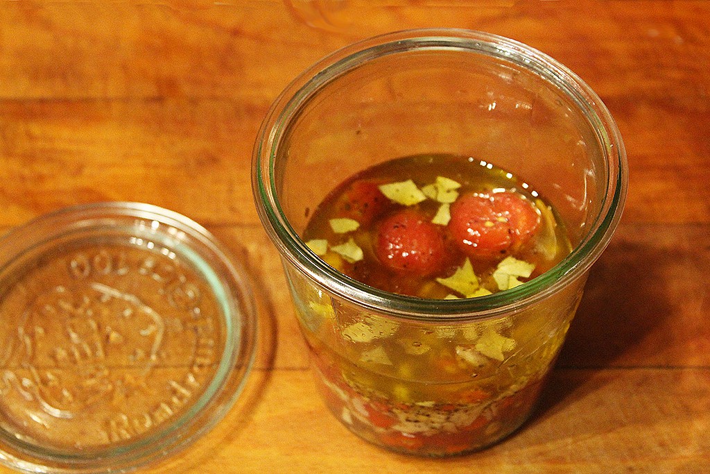 Rychlá marinovaná cherry rajčátka recept