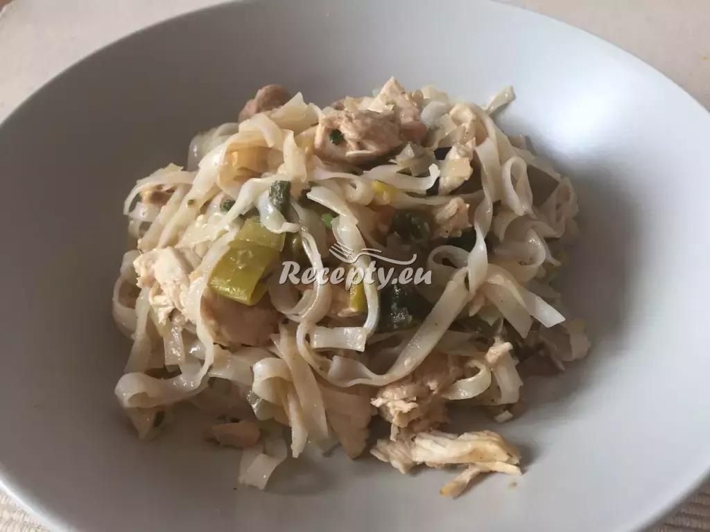 Thajské nudle recept  těstoviny