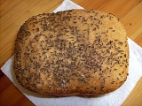 Kmínový výborný chléb z domácí pekárny recept