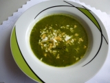 Sladkokyselá salátová polévka s vejcem recept