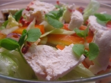 Zeleninový salát s Čerstvým sýrem mexiko a bazalkou recept ...