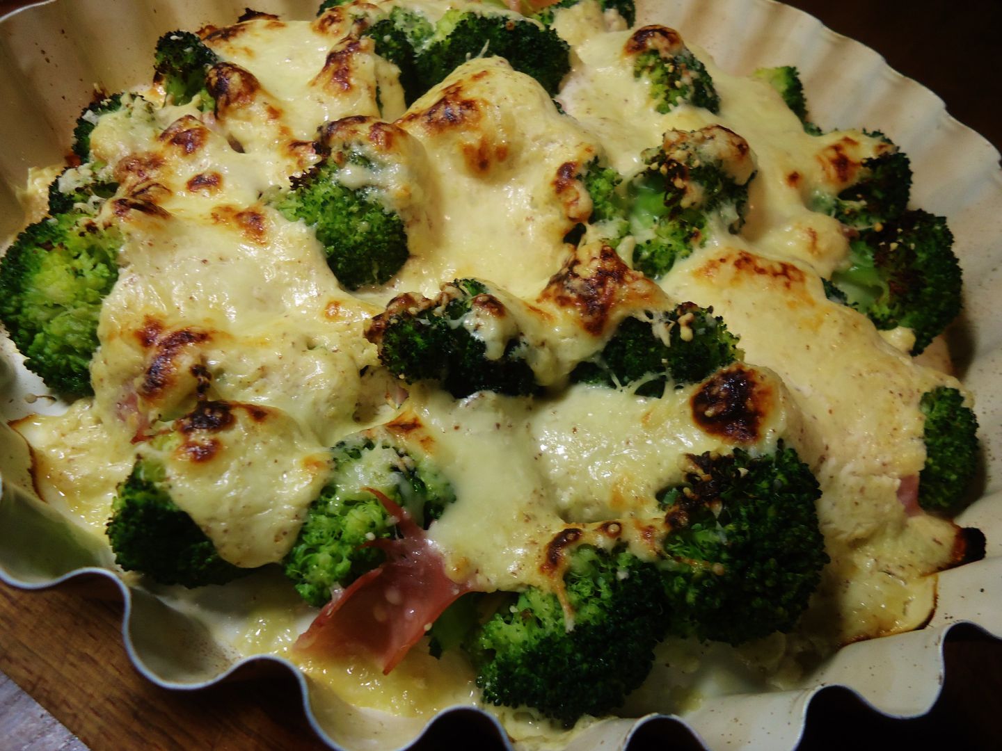 Zapečená brokolice se zakysanou smetanou recept