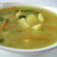 Lehká bramborová polévka s fazolkami recept