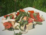 Salát ze šruchy zelné, rajčat a tofu recept