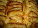 Jablečný koláč s karamelovým přelivem recept