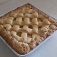 Jablečný mřížkový koláč recept