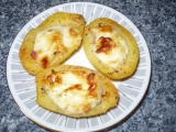 Plněné sýrové brambory recept