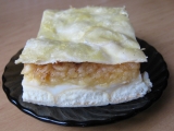 Pudinkovo-jablečný koláč s piškoty z listového těsta recept ...