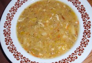 Bramborovo-pórková polévka
