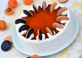 Nepečený jaffa piškotový dort s meruňkovou čokonáplní recept ...