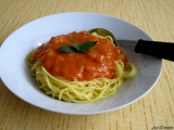 Cuketová omáčka na špagety II recept