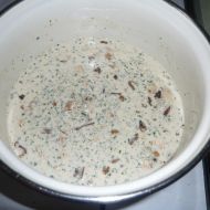 Smetanová houbová polévka recept