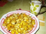 Pečené brambory s oranžovou dýní a bylinkami recept  TopRecepty ...