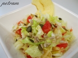 Ledový salát s ovocem a semínky recept