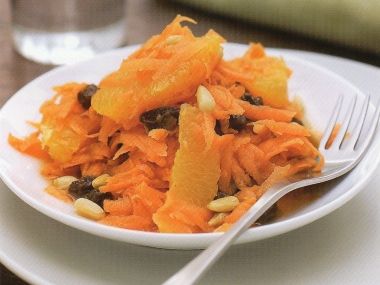 Marocký mrkvový salát s pomerančem