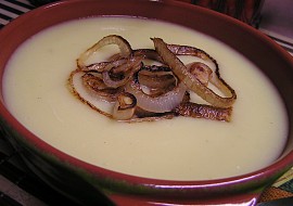 Cibulovo  bramborový krém recept