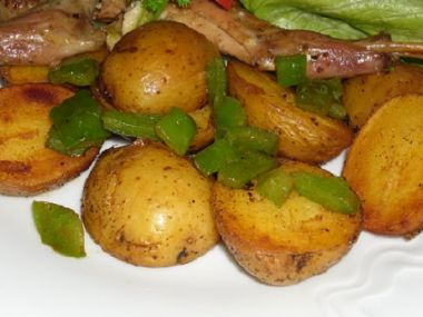 Pečené brambory s paprikou