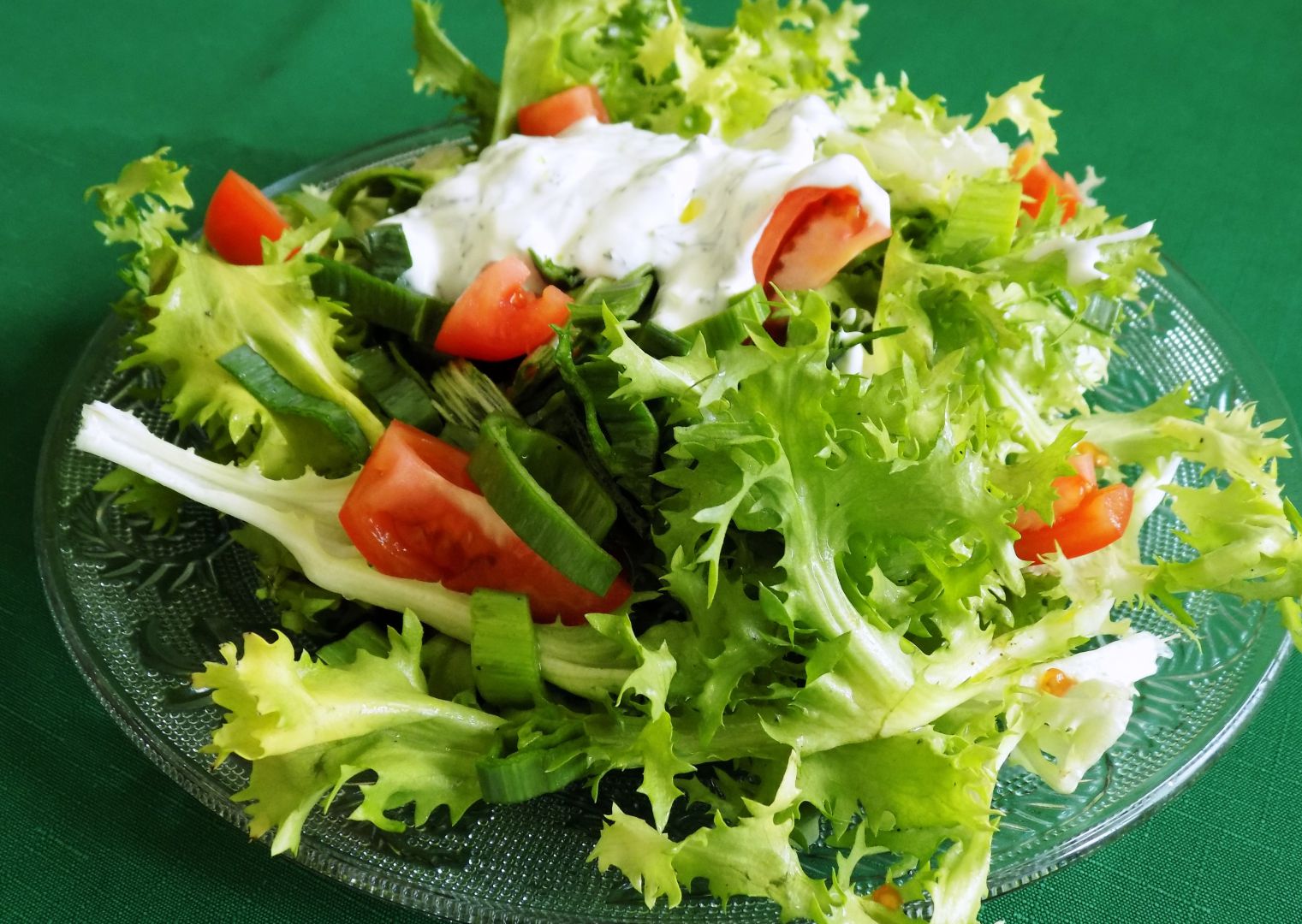 Hlávkový salát s pórkem recept