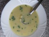 Rychlá celerová polévka se žloutkem recept