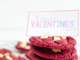 Valentýnské cookies „červený samet“ recept