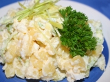 Bramborový salát s vejci a křenem recept