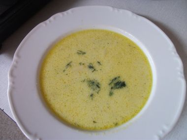 Skopová polévka s koprem