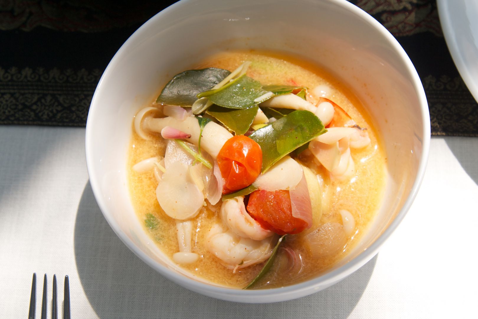 Thajská polévka TOM YAM GOONG recept