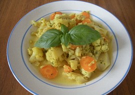 Květák a mrkev s curry recept