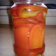 Papriky ve sladkokyselém nálevu recept