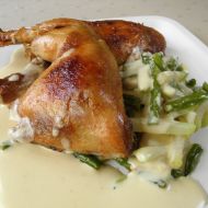 Pečená kuřecí stehna s hořčicovou omáčkou recept